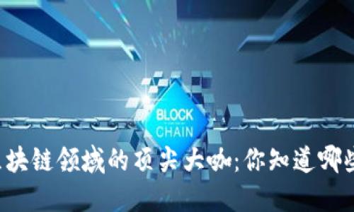 区块链领域的顶尖大咖：你知道哪些？