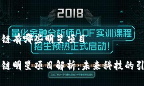 区块链有哪些明星项目

区块链明星项目解析：未来科技的引领者